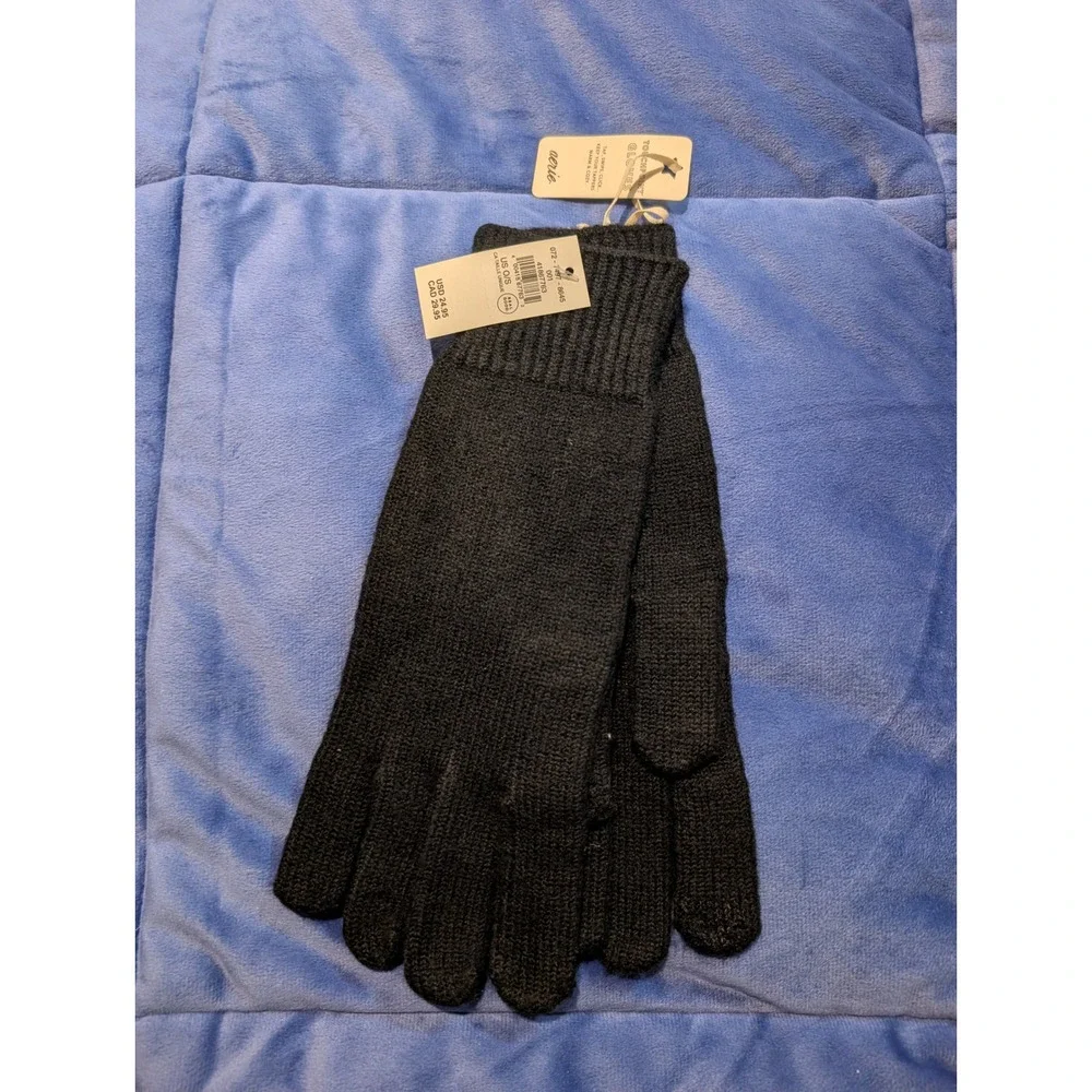 Aerie‎ Touchpoint Gloves Black Knit One Size